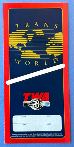 Twa trans world airlines - twa,
